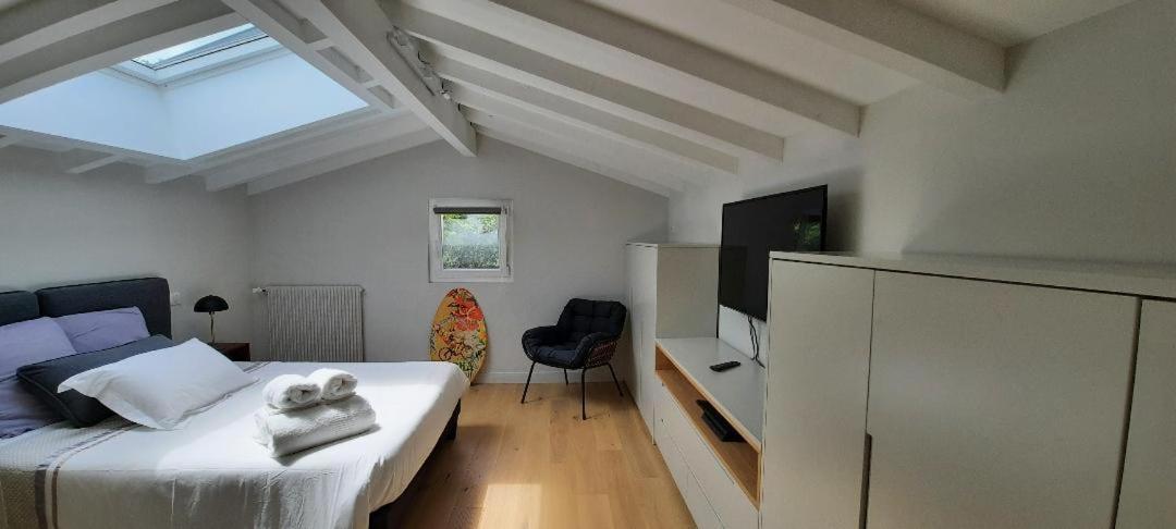 Chambre d'hôtes avec piscine au calme dans maison Basque Ascain Exterior foto