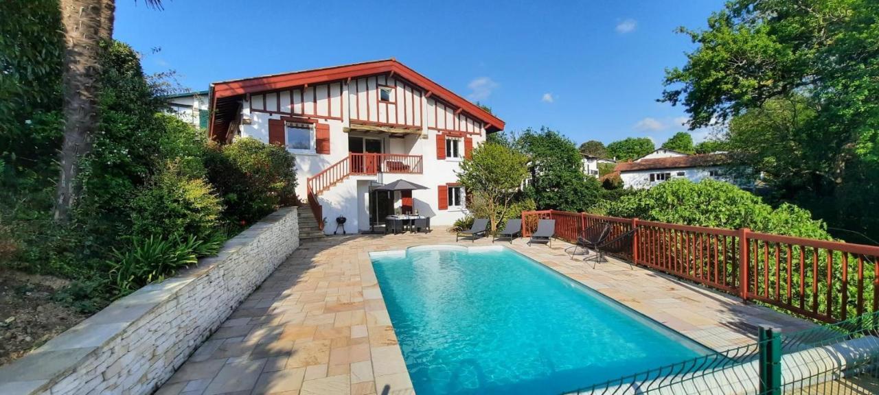 Chambre d'hôtes avec piscine au calme dans maison Basque Ascain Exterior foto